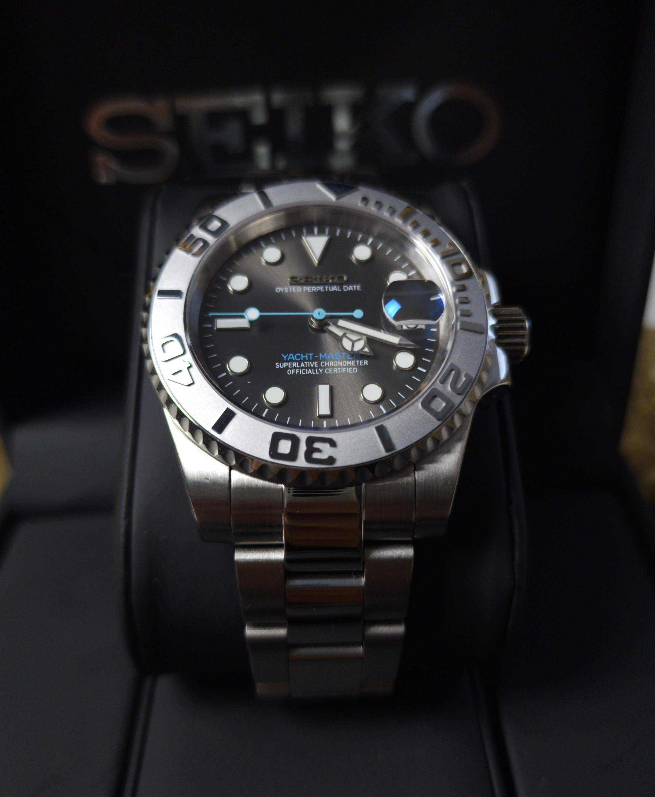 Seiko Mod - Yacht Master Grey