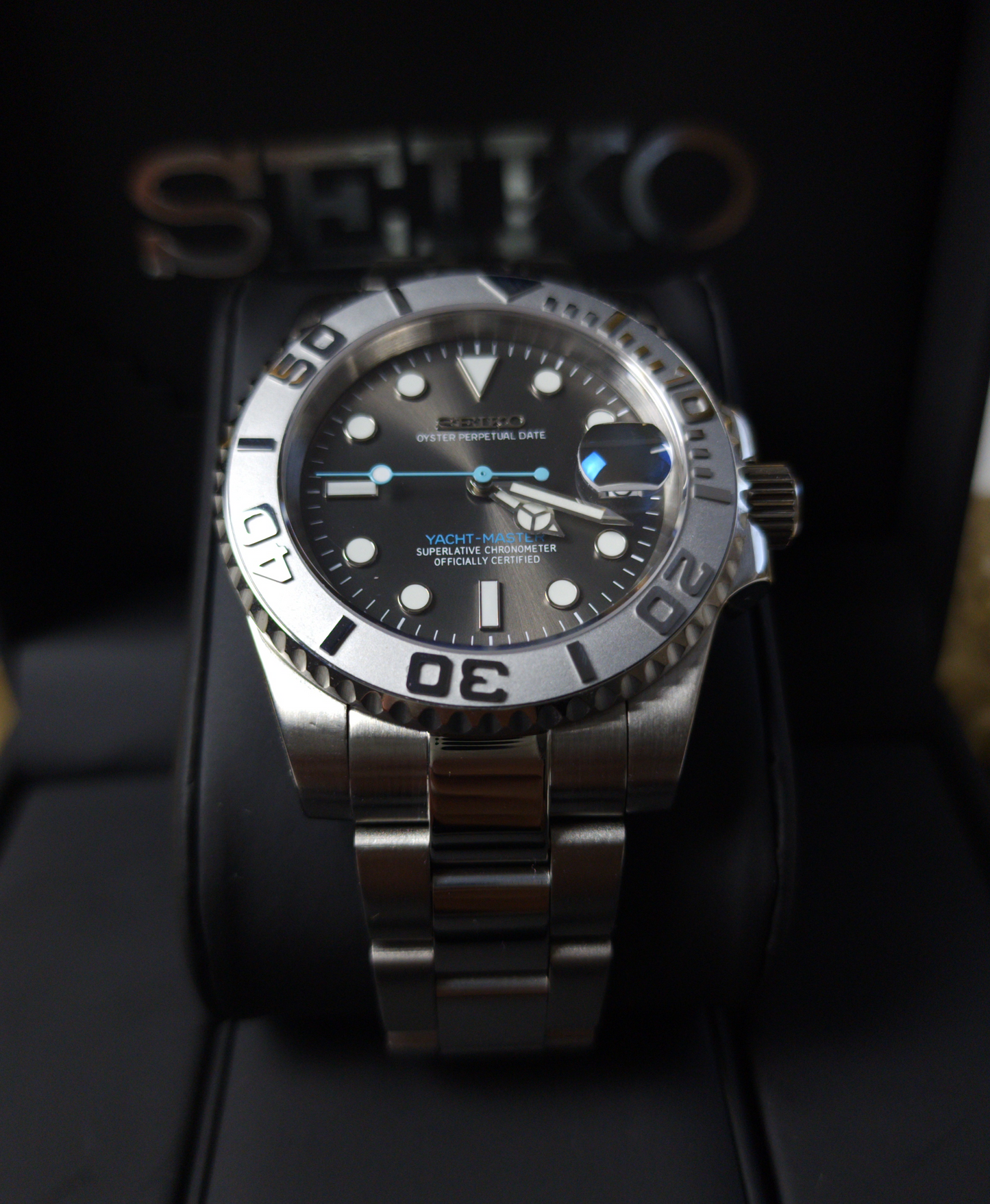 Seiko Mod - Yacht Master Grey