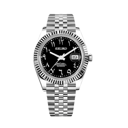 Seiko DateJust -  Black Arabic Dial