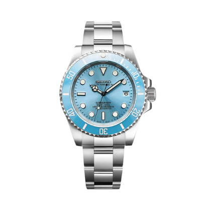Seiko Mod - Submariner Aqua Blue
