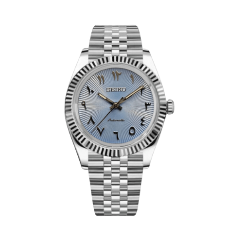 Seiko Datejust- premium sky Blue Arab Dial