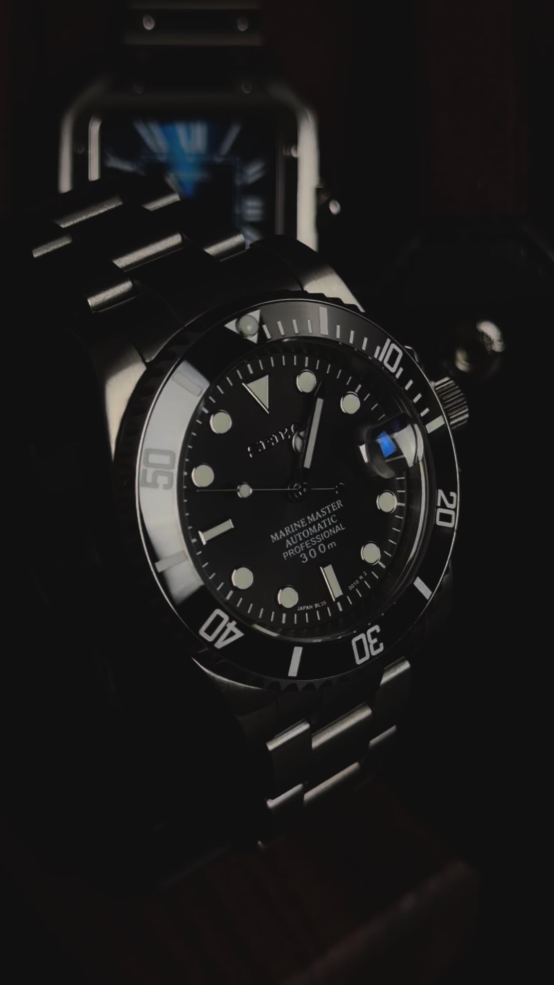 Seiko Mod - Submariner Black